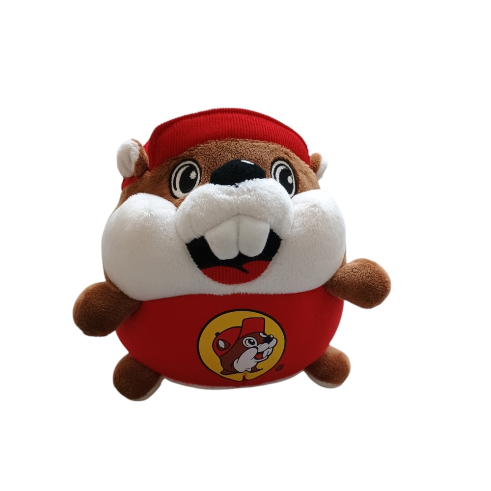 Buc-ee's Beaver Round Plush 6.5" Stuffed Animal Texas Gas Station Mascot